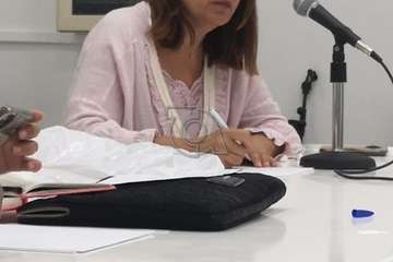 Reunión de la ejecutiva local de NC de Telde (Foto TA)